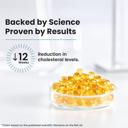 Neuherbs Mini Deep Sea Fish Oil - Omega 3 1000 Mg Epa & Dha With Vitamin D3 & E - 60 Capsules