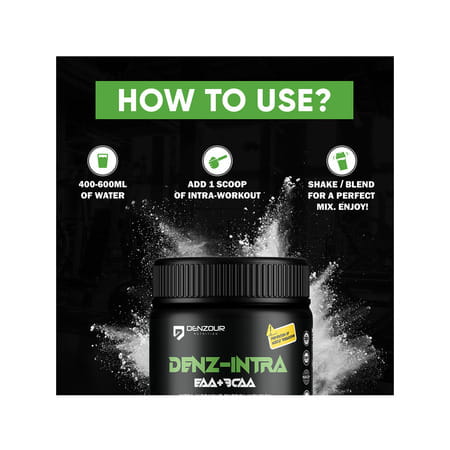Denzour Nutrition Denz - Intra Workout Powder | Most Explosive Muscle Pump (100 G | Lychee)