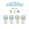 Centella Asiatica & Licorice Foaming Face Wash White