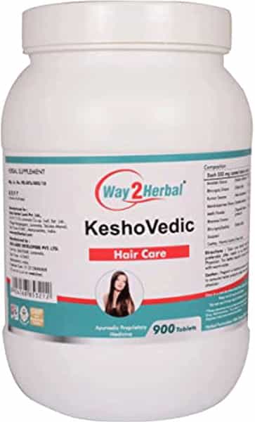 Way2herbal Keshovedic - 900 Tablets Pack Of 5