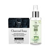 Tnw-The Natural Wash Combo Of Handmade Charcoal Soap & Cucumber Toner