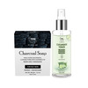 Tnw-The Natural Wash Combo Of Handmade Charcoal Soap & Cucumber Toner
