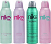 Nike Woman Deodorant-Sparkling/Loving Floral/The Perfume Intense/Sweet Blossom-Pack Of 4-200ml Each