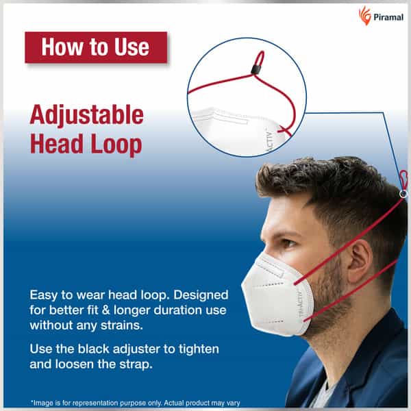 Tri-Activ 5 Layer Protective Mask With Head Loop