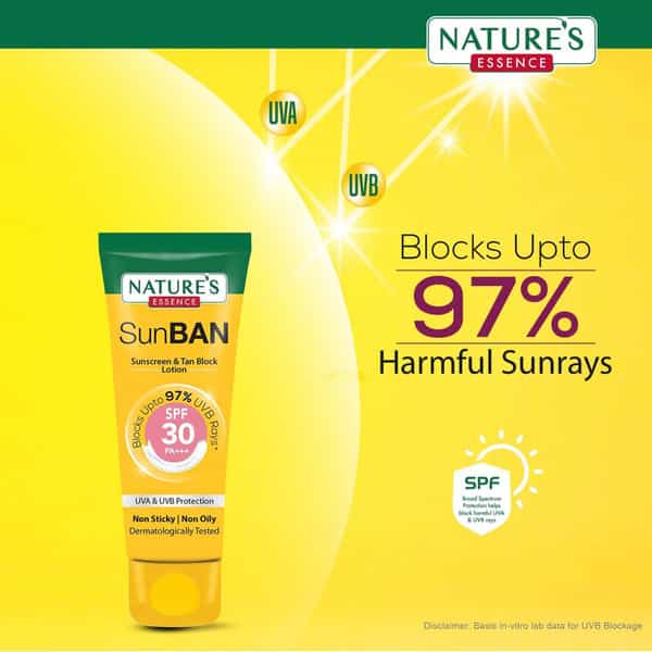 Nature's Essence Sunban Sunscreen Spf30 60Ml (Pack Of 3)