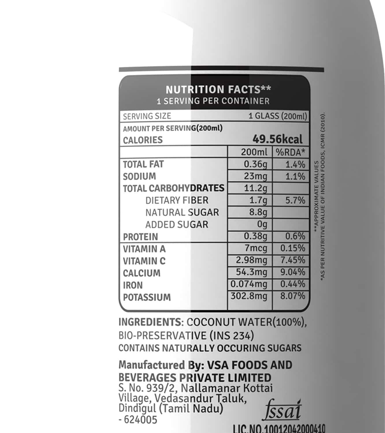 Buy RAW PRESSERY COCONUT WATER 200ML BOTTLE Online & Get Upto 60 OFF