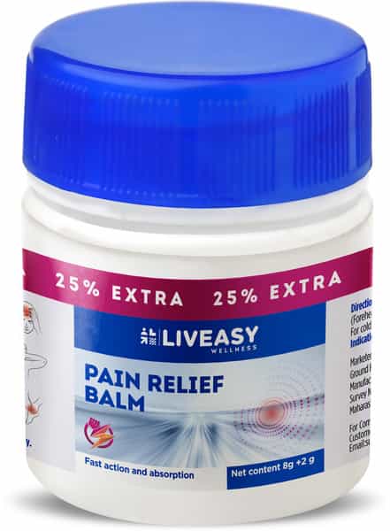 Liveasy Pain Relief Balm - 10 Gm - Fast Action & Absorption
