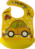 Baby Story Waterproof Baby Bib With Food Catching Pocket (Yellow)