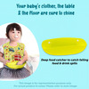 Baby Story Waterproof Baby Bib With Food Catching Pocket (Yellow)