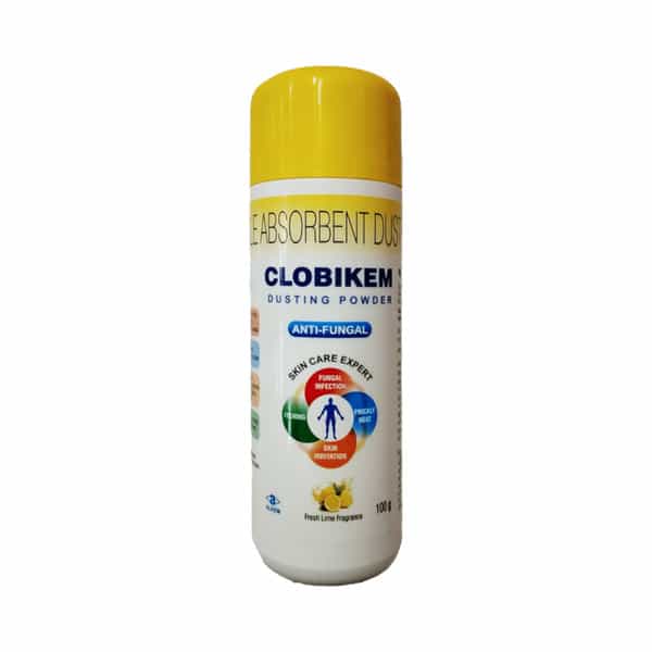 Clobikem Fresh Lime Dusting Powder 100 G