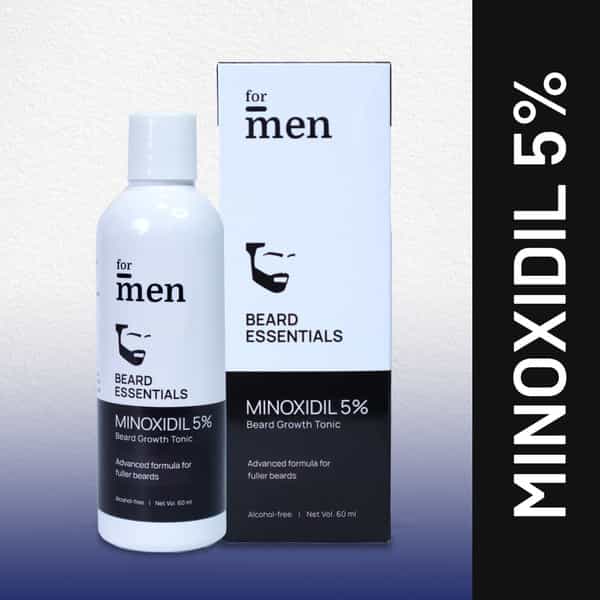 Beard Growth Tonic With 5% Minoxidil For Men