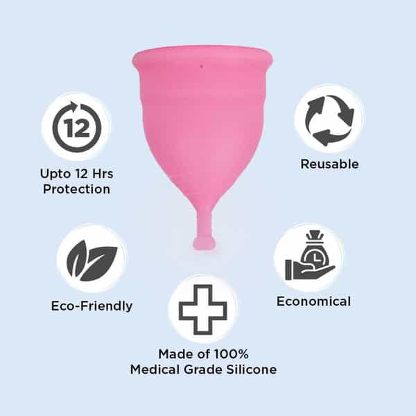 Pee Safe Menstrual Cup Medium + Large | Reusable Cups