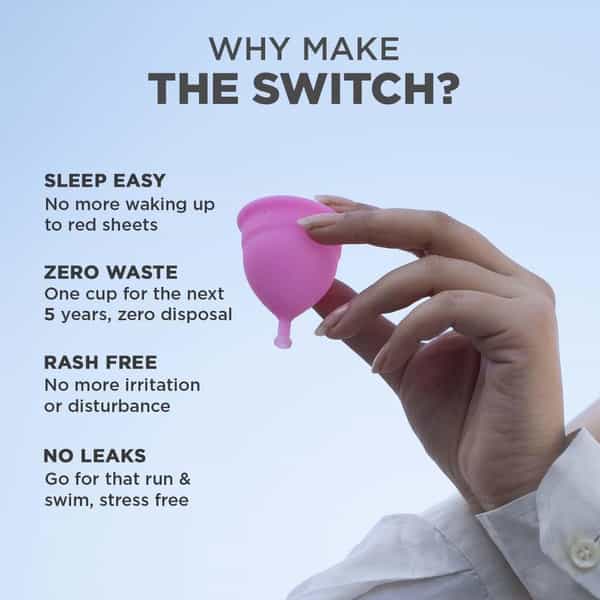 Pee Safe Menstrual Cup Medium + Large | Reusable Cups