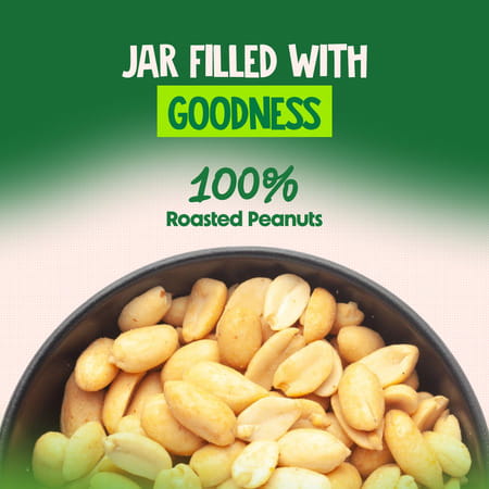 Alpino Natural Peanut Butter Crunch Jar 400 Gm