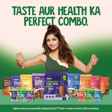 Alpino Natural Peanut Butter Crunch Jar 400 Gm