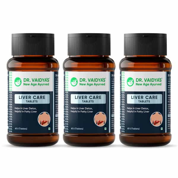 Dr. Vaidya's Liver Care - 60 Tablets Pack Of 3