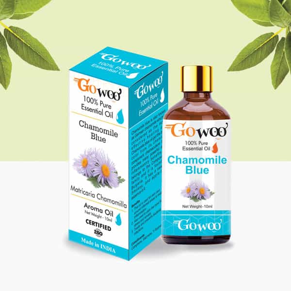 Pack Of 2 Chamomile Blue Essential Oil And Amla Carrier Oil - 100% Pure & Natural Oil