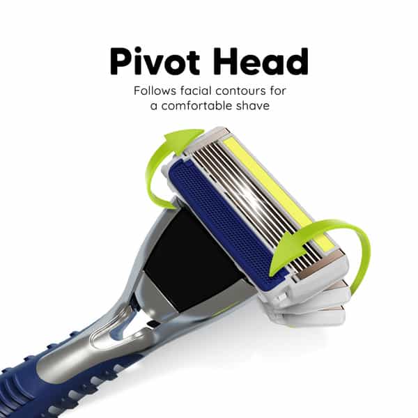 Letsshave Pro 6 Plus Lite Face & Head Shaving Razor Value Set