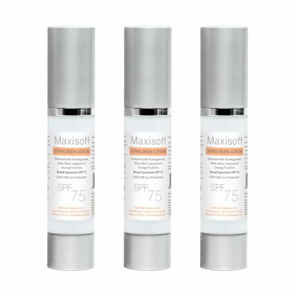 Maxisoft Sunscreen Lotion (Spf 75) 50 Ml | Uva & Uvb Protection Pack Of 3