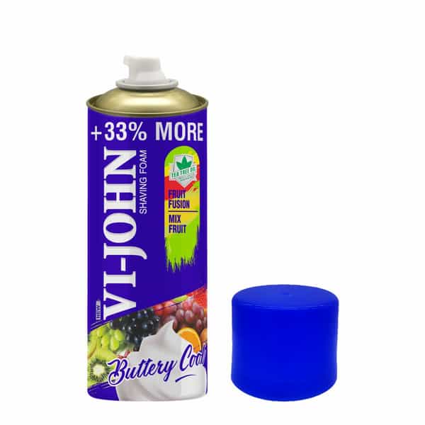 Vi-John Fruit Fusion Type Vitamin E Enriched Shaving Foam -400Ml