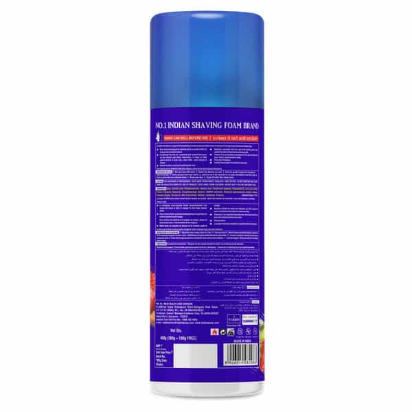 Vi-John Fruit Fusion Type Vitamin E Enriched Shaving Foam -400Ml