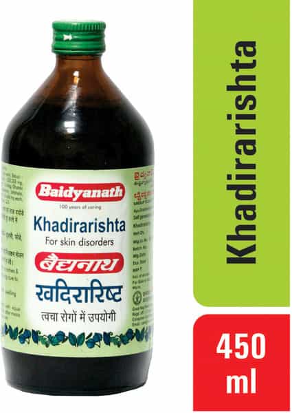 Baidyanath Asli Ayurved Khadirarishta - 450 Ml (Pack Of 2)