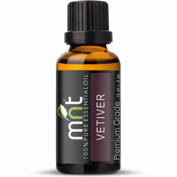 Mnt Vetiver Essential Oil (15Ml) 100% Pure Natural & Therapeutic Grade