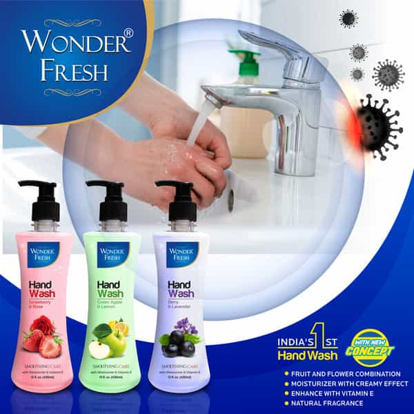 Wonder Fresh Handwash Berry & Lavender 430Ml