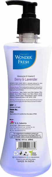 Wonder Fresh Handwash Berry & Lavender 430Ml