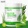 Inlife Super Greens Powder Supplement,Immune Support, Detox,Antioxidants,Gluten-Free,Non-Gmo-200G