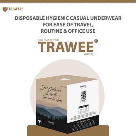 Trawee Women'S Regular Disposable Panty - M