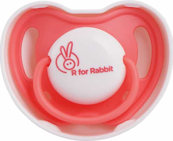 R For Rabbit Apple Pacifier-M Pink
