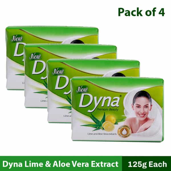 Dyna Lime & Aloevera Extracts 125Gm X 4
