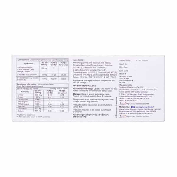 Banray Osp Oral Sun Protection Strip Of 10 Tablets