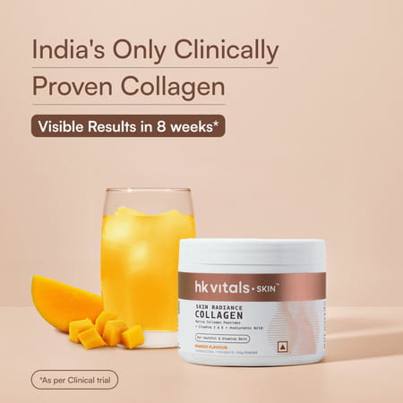 Hk Vitals Skin Radiance Collagen Supplement With Biotin | Mango | 100 G