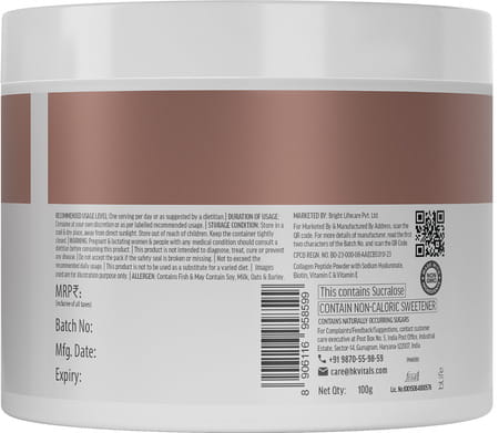 Hk Vitals Skin Radiance Collagen Supplement With Biotin | Mango | 100 G