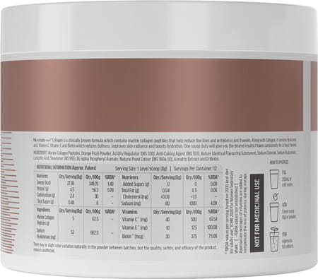 Hk Vitals Skin Radiance Collagen Supplement With Biotin | Mango | 100 G