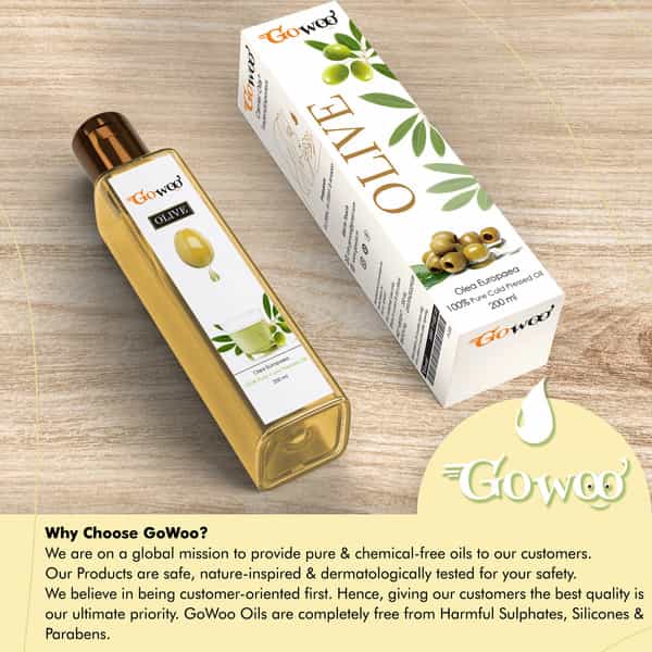 Go Woo 100% Pure Olive Oil Carrier Oil For Essential Oils