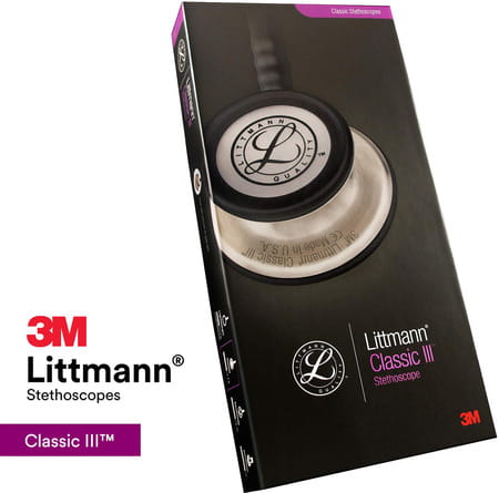 3m Littmann Stethoscope Classic Iii Chocolate With Copper 5809 Chest Piece