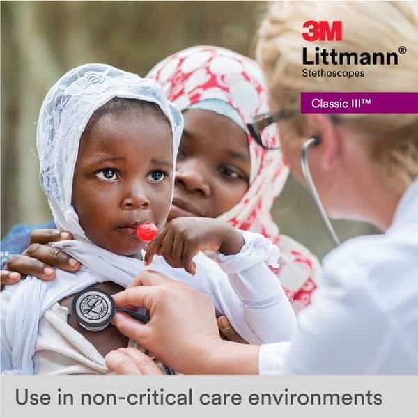3M Littmann Stethoscope Classic Iii Chocolate With Copper 5809 Chest Piece