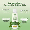 Alglaze Tea Tree Body Wash | Oil Balancing | Salicylic Acid Tea Tree Oil & Niacinamide | 200Ml