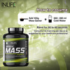 Inlife Muscle Mass Gainer With Whey Protein Powder Body Building Supplement (Chocolate 3 Kg)