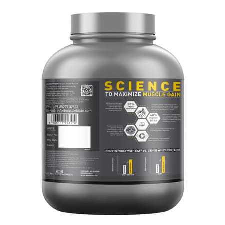 Muscleblaze Biozyme Performance Whey Protein Powder | Magical Mango (2Kg) | 25G Protein