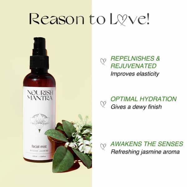 Nourish Manta Mysore Jasmine Face Mist -100Ml