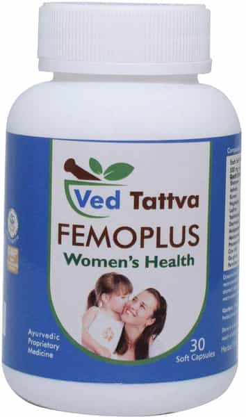 Ved Tattva Femo Plus 30 Capsules Ayurvedic Herbal Formulation For Women's Health (Pack Of 4)