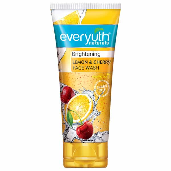 Everyuth Naturals Brightening Lemon & Cherry Face Wash 50Gm