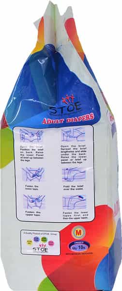 Stoe Adult Diapers Size Medium 10