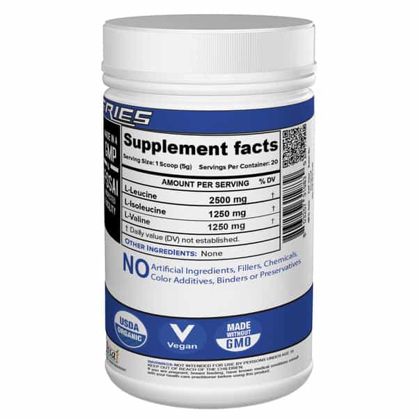 Nutrija Bcaa Fermentated & Vegan - Zero Carb | No Fillers - 100Grams (Mango)