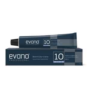Evano Professional Beard Colour Natural Black 50g | Ammonia Free | 100% Grey Coverage In 10 Minutes