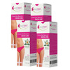 Everteen 100G Natural Bikini Line Hair Remover Cream For Women 4 Packs